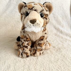 Wild Republic Cuddlekins Brown Spotted Leopard Jaguar 12” Realistic Plush Toy